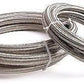 Aeroflow AF800-08-2M #8 Nylon Braided A/C Hose Stainless Outer 2 Meter Length