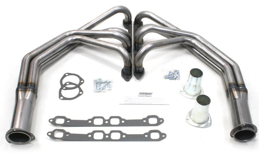 PATH8422 PATH8422 Patriot Exhuast Headers, Long Tube, Steel, Natural, Ford, Pickup, 272, 292, 312 Y Block, Pair