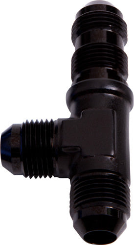 Aeroflow AF804-03BLK Male -3AN Tee Bulkhead On Run Black Male -3AN Nut Seperate