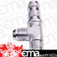 Aeroflow AF804-03S Male -3AN Tee Bulkhead On Run Silver Male -3AN Nut Seperate