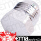 Aeroflow AF806-04S Flare Plug Male -4AN Silver Male Flare Plug -4An