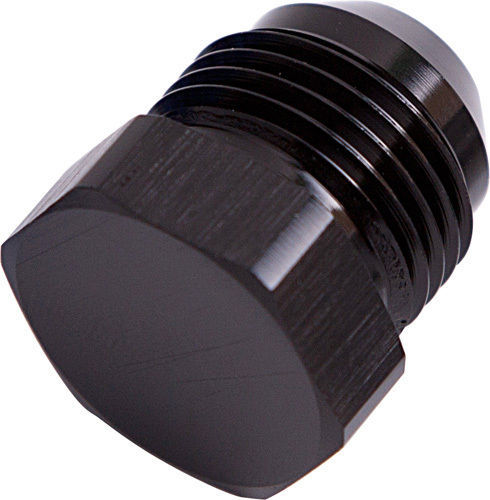 Aeroflow AF806-10BLK Flare Plug Male -10AN Black Male Flare Plug -10An