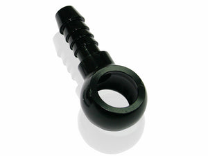 Aeroflow AF807-06BLK 12mm Banjo to 9.5mm 3/8" Barb
