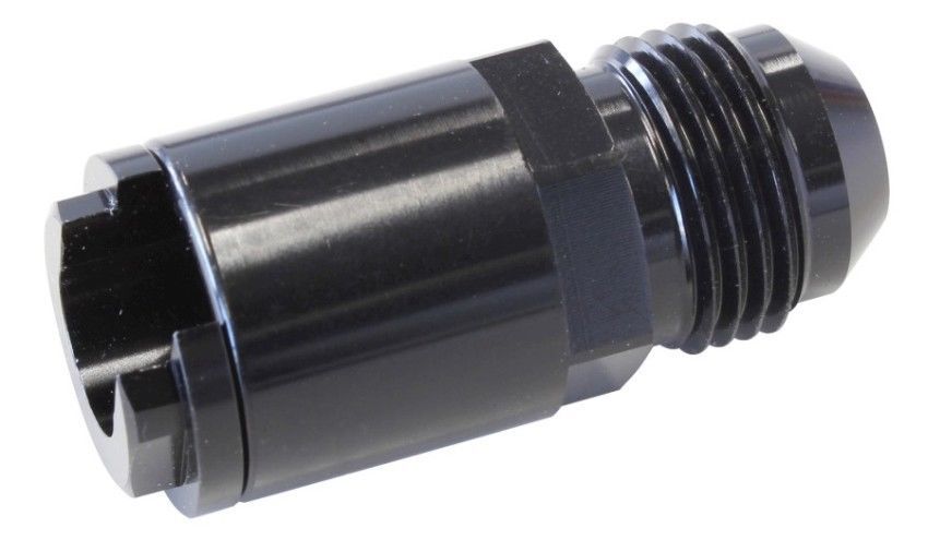 Aeroflow AF808-02BLK Push On Fuel Fittings LS1 Lti 3/8 Hose Rail Pressure Side -6
