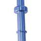 Aeroflow AF810-05 5/16" Male Tube to 8mm / 5/16" Barb Blue Adapter