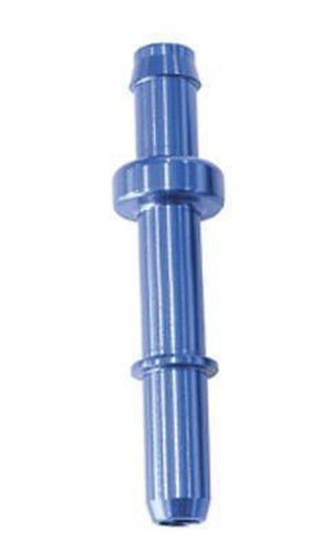 Aeroflow AF810-05 5/16" Male Tube to 8mm / 5/16" Barb Blue Adapter