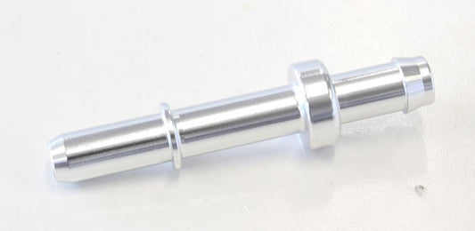 Aeroflow AF810-05S 5/16" Male Tube to 8mm / 5/16" Barb Silver Adapter