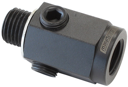 Aeroflow AF810-M14-02-ST M14 x 1.5 Extension with 1/8" NPT Port Steel