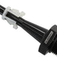 Aeroflow AF811-08-05BLK 5/16" PUSH ON EFI TO -8ORB BLACK HONDA QUICK CONNECT EFI