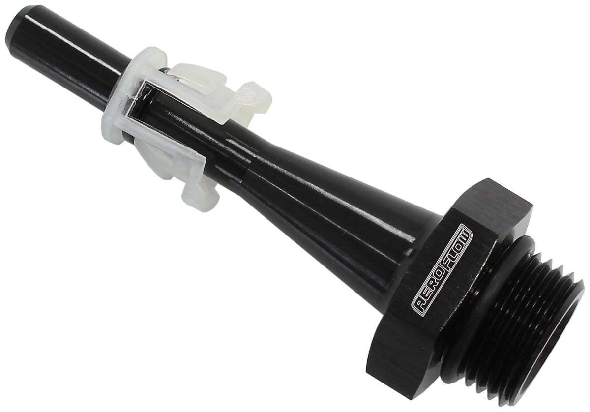 Aeroflow AF811-08-05BLK 5/16" PUSH ON EFI TO -8ORB BLACK HONDA QUICK CONNECT EFI