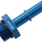 3/8" Push On EFI to -8 ORB Male Fitting (Blue Finish)