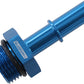 3/8" Push On EFI to -8 ORB Male Fitting (Blue Finish)