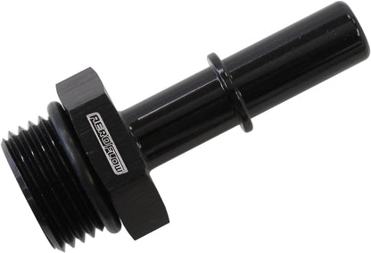3/8" Push On EFI to -8 ORB Male Fitting (Black Finish)