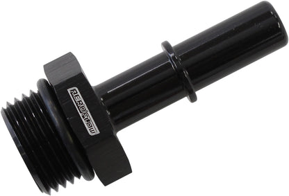 3/8" Push On EFI to -8 ORB Male Fitting (Black Finish)