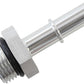 3/8" Push On EFI to -8 ORB Male Fitting (Silver Finish)