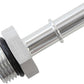 3/8" Push On EFI to -8 ORB Male Fitting (Silver Finish)