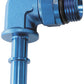 Push-On EFI Fuel Fittings - Blue (9.52mm (3/8) to -8 ORB)
