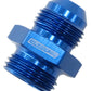 BSPP to Straight Male Flare Adapter 1/2" to -8AN (Blue) (AF812-08)