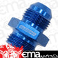 BSPP to Straight Male Flare Adapter 1/2" to -8AN (Blue) (AF812-08)