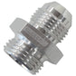 BSPP to Straight Male Flare Adapter 1/2" to -8AN (Silver) (AF812-08S)