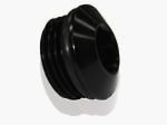Aeroflow Performance Products AF813-06BLK ORB Slimline Port Plug -6AN Black Finish
