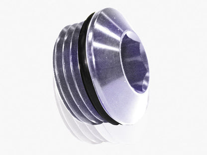 Aeroflow Performance Products AF813-06S ORB Slimline Port Plug -6AN Silver Finish