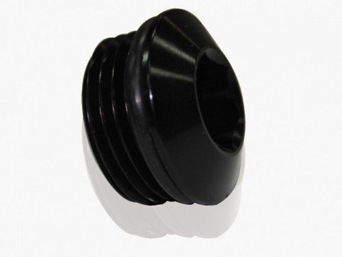 Aeroflow AF813-12BLK ORB Slimline Port Plug -12AN Black Finish