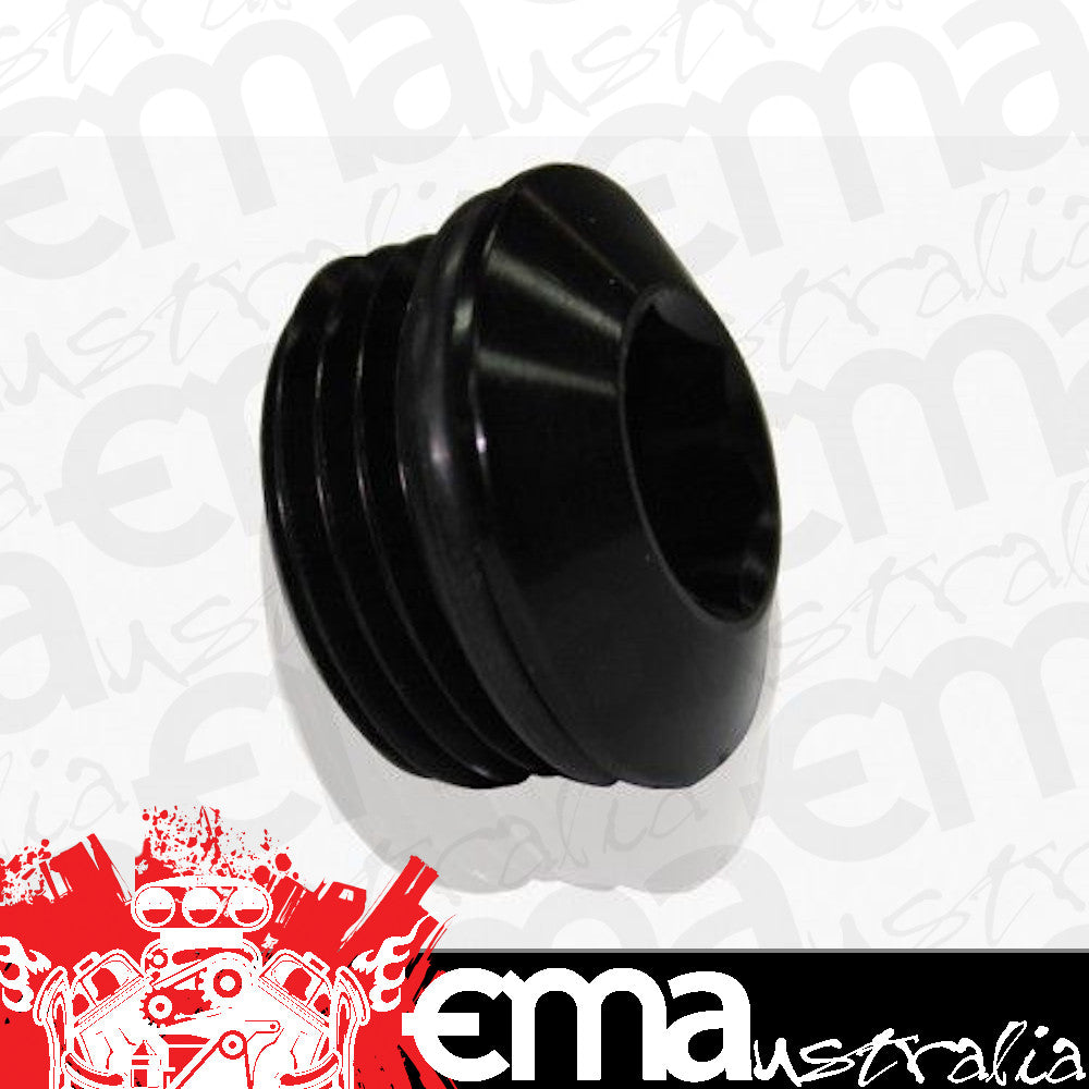 Aeroflow AF813-16BLK ORB Slimline Port Plug -16AN Black Finish