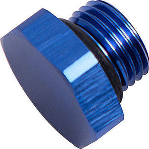 Aeroflow Performance Products AF814-03 ORB Hex Port Plug -3AN Blue Finish