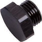 Aeroflow AF814-03BLK ORB Hex Port Plug -3AN Black Finish