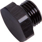 Aeroflow AF814-08BLK ORB Hex Port Plug -8AN Black Finish