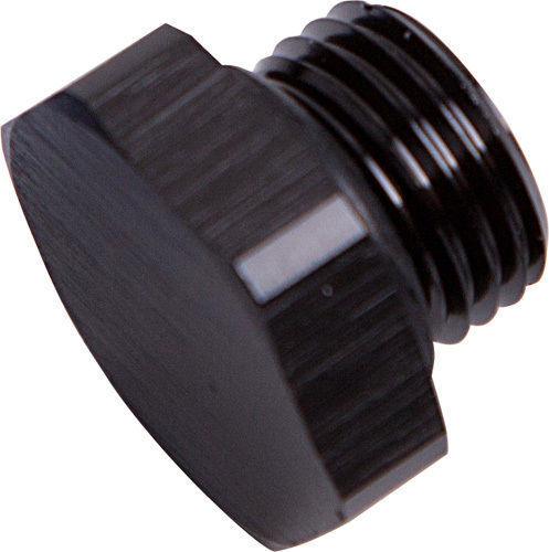 Aeroflow AF814-08BLK ORB Hex Port Plug -8AN Black Finish