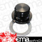 Aeroflow AF814-M10-01BLK Metric Port Plug M10 x 1.0 Blue Low Profile Hex Plug