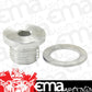 Aeroflow AF814-M12-01S Metric Port Plug M12 x 1.25 Silver Low Profile Hex Plug