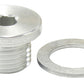 Aeroflow AF814-M12-01S Metric Port Plug M12 x 1.25 Silver Low Profile Hex Plug