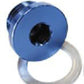 Aeroflow AF814-M18 Metric Port Plug M18 x 1.5 Blue Low Profile Hex Plug
