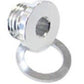 Aeroflow AF814-M18S Metric Port Plug M18 x 1.5 Silver Low Profile Hex Plug