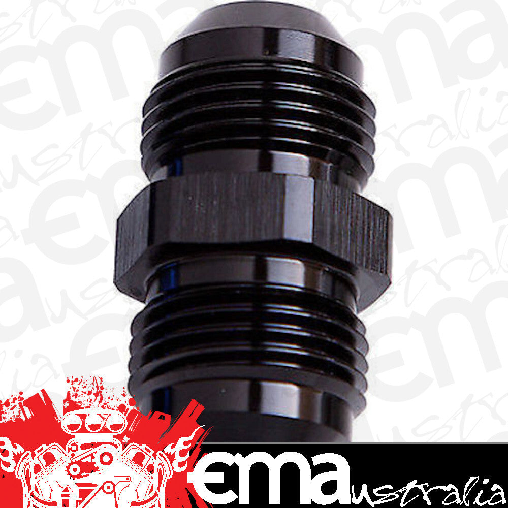 Aeroflow AF815-04BLK Male Flare Union -4AN Black -4AN to -4AN Straight