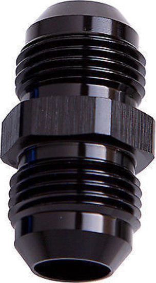 Aeroflow AF815-04BLK Male Flare Union -4AN Black -4AN to -4AN Straight