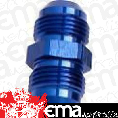 Aeroflow Performance Products AF815-06 Male Flare Union -6AN Blue -6AN to -6AN Straight
