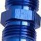 Aeroflow AF815-06 Male Flare Union -6AN Blue -6AN to -6AN Straight