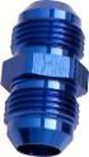 Aeroflow AF815-06 Male Flare Union -6AN Blue -6AN to -6AN Straight