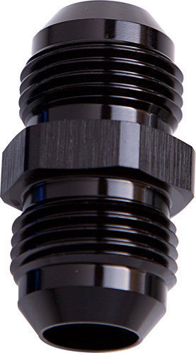 Aeroflow AF815-06BLK Male Flare Union -6AN Black -6AN to -6AN Straight
