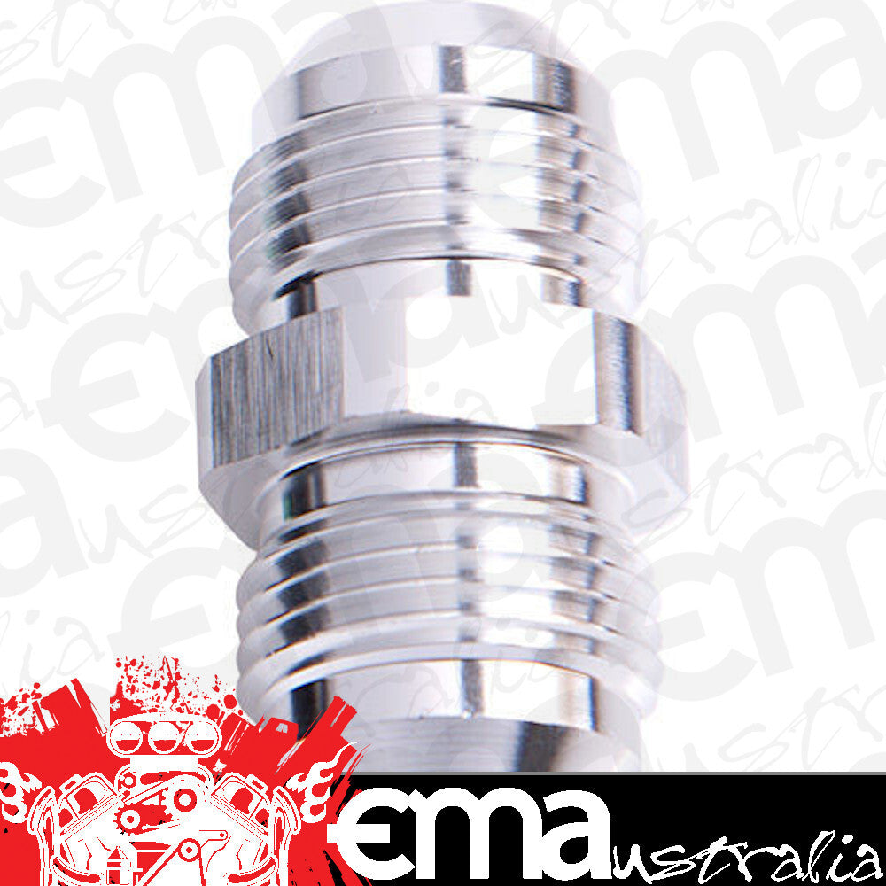 Aeroflow AF815-06S Male Flare Union -6AN Silver -6AN to -6AN Straight