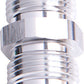 Aeroflow AF815-08S Male Flare Union -8AN Silver -8AN to -8AN Straight