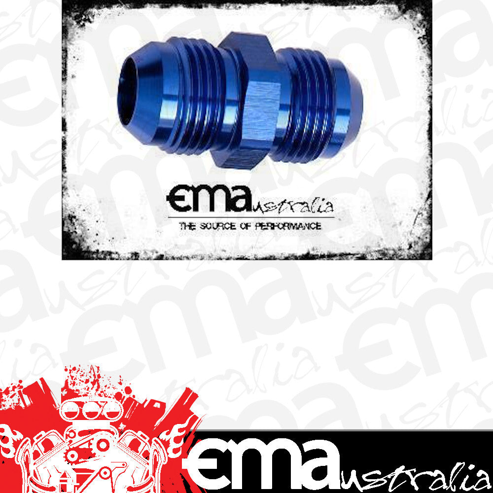 Aeroflow AF815-12 Male Flare Union -12AN Blue -12AN to -12AN Straight