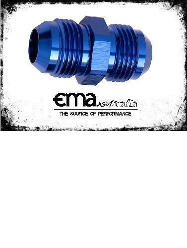 Aeroflow AF815-12 Male Flare Union -12AN Blue -12AN to -12AN Straight