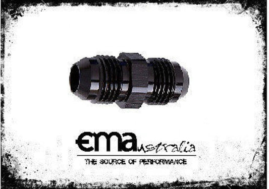 Aeroflow AF815-12BLK Male Flare Union -12AN Black -12AN to -12AN Straight