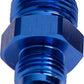Aeroflow AF815-16-10 Male Flare Reducer -16 to -10 Blue -16AN to -10AN Reducer