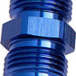 Aeroflow AF815-20 Male Flare Union -20AN Blue -20AN to -20AN Straight